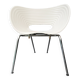 4 Tom Vac chairs designed by Ron Arad with a white round table of 110cm.