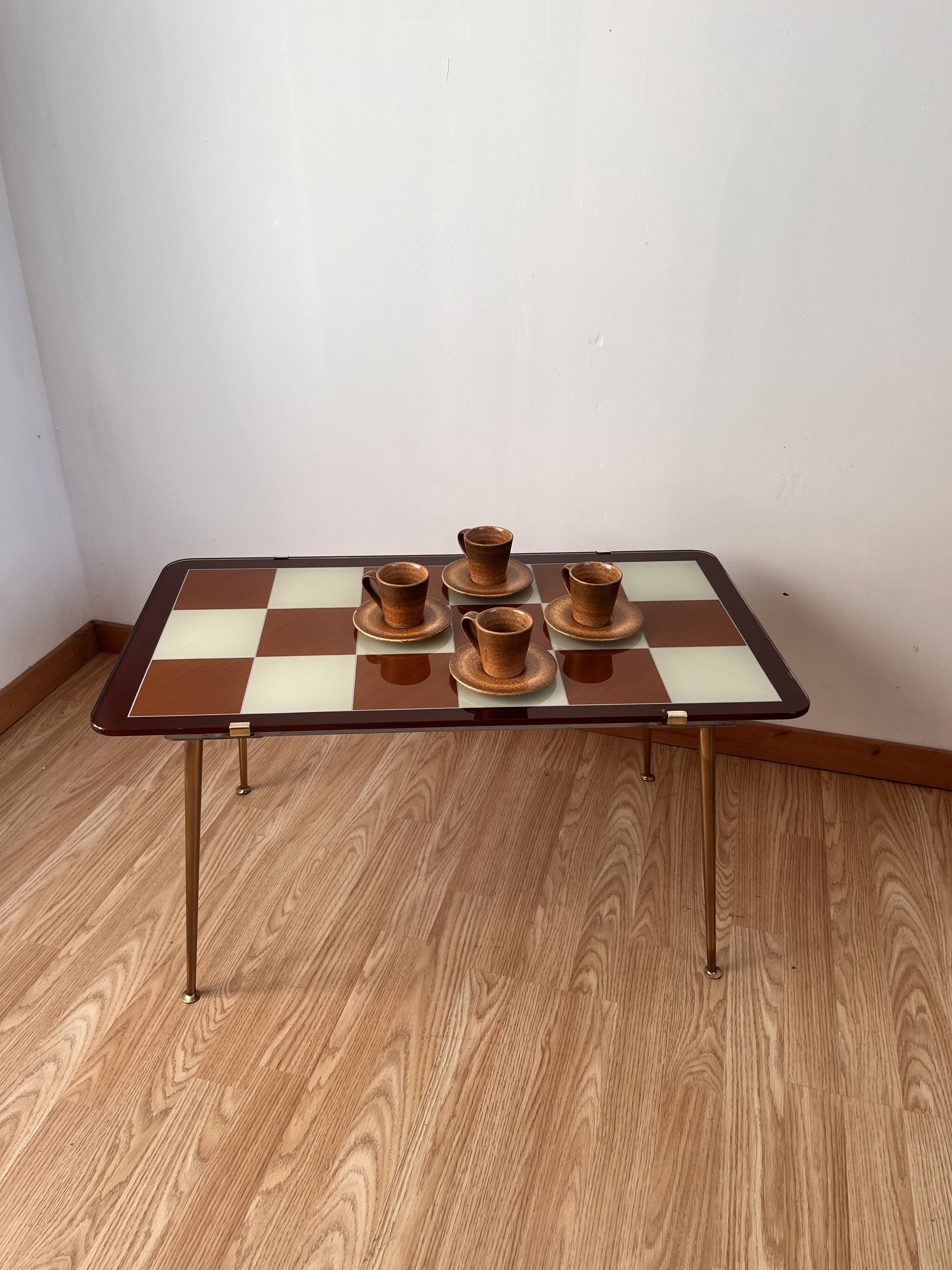 Checkerboard coffee table