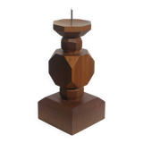 Vintage geometric candlestick from the 1950s.