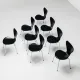 Arne Jacobsen set of eight 3107 Butterfly dining chairs Fritz Hansen Denmark 1967