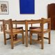 Table pin et chaises « hongisto » Ilmari Tapiovaara