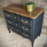 Commode arbalète noire