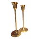 Pair of antique brass candlesticks