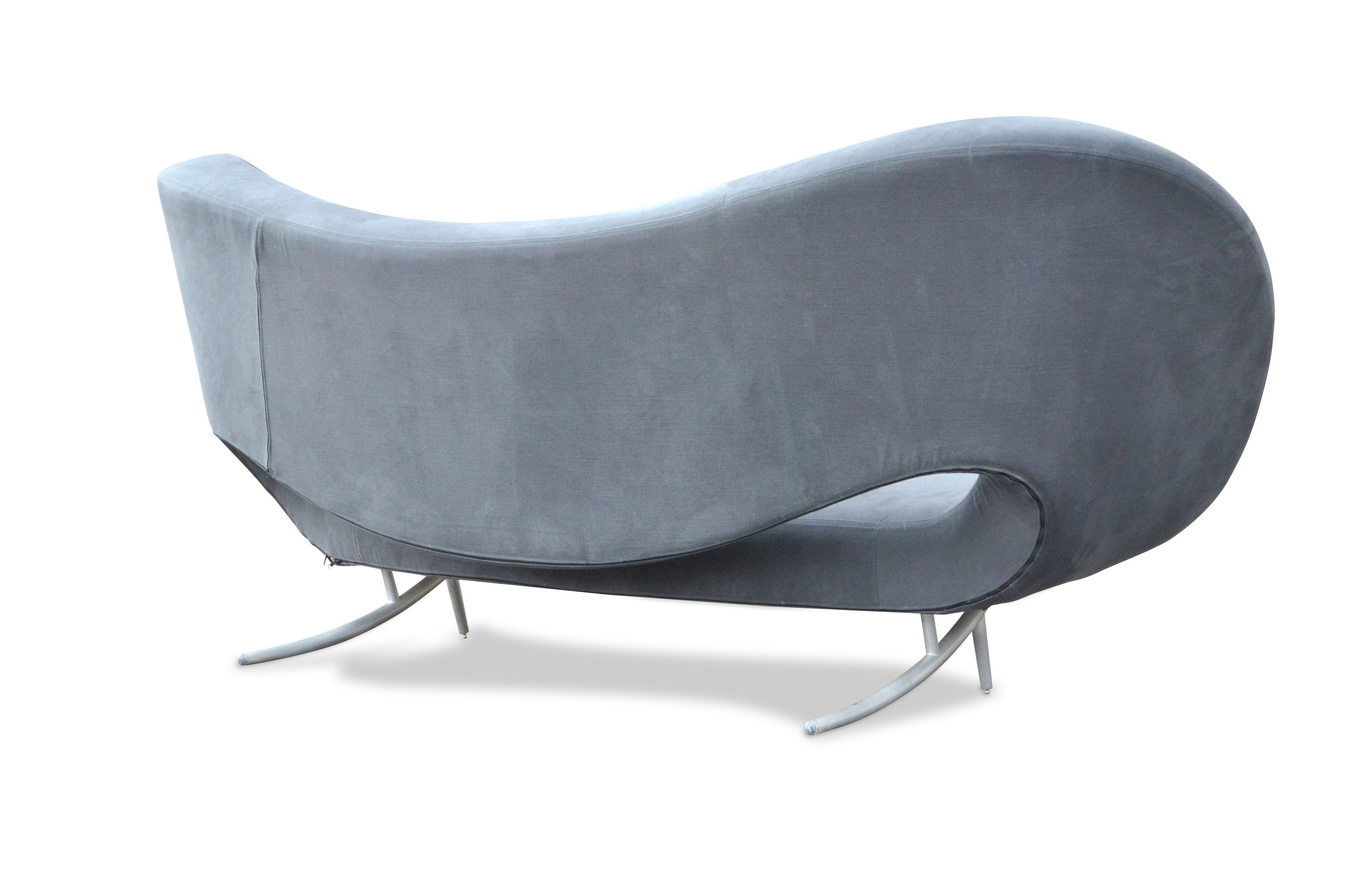 Beautiful sofa "Victoria and Albert" by Ron Arad for Moroso retaped