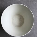 White earthenware salad