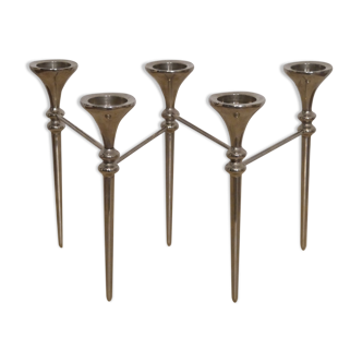Vintage articulated candle holder 1970