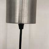 Space age brushed metal 3-light pendant lamp