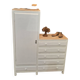 Vintage asymmetrical wardrobe