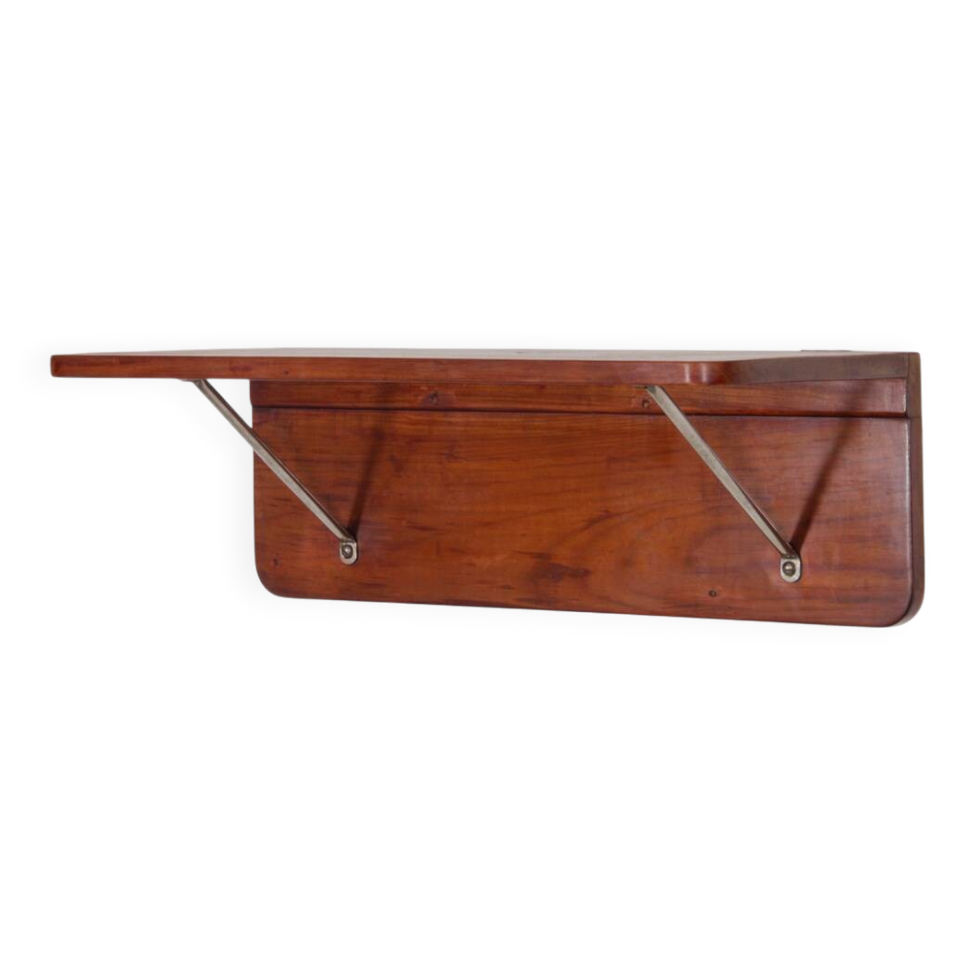 Vintage wooden shelf from the 1950s