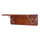 Vintage wooden shelf from the 1950s