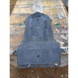 Cast iron fountain plaque
