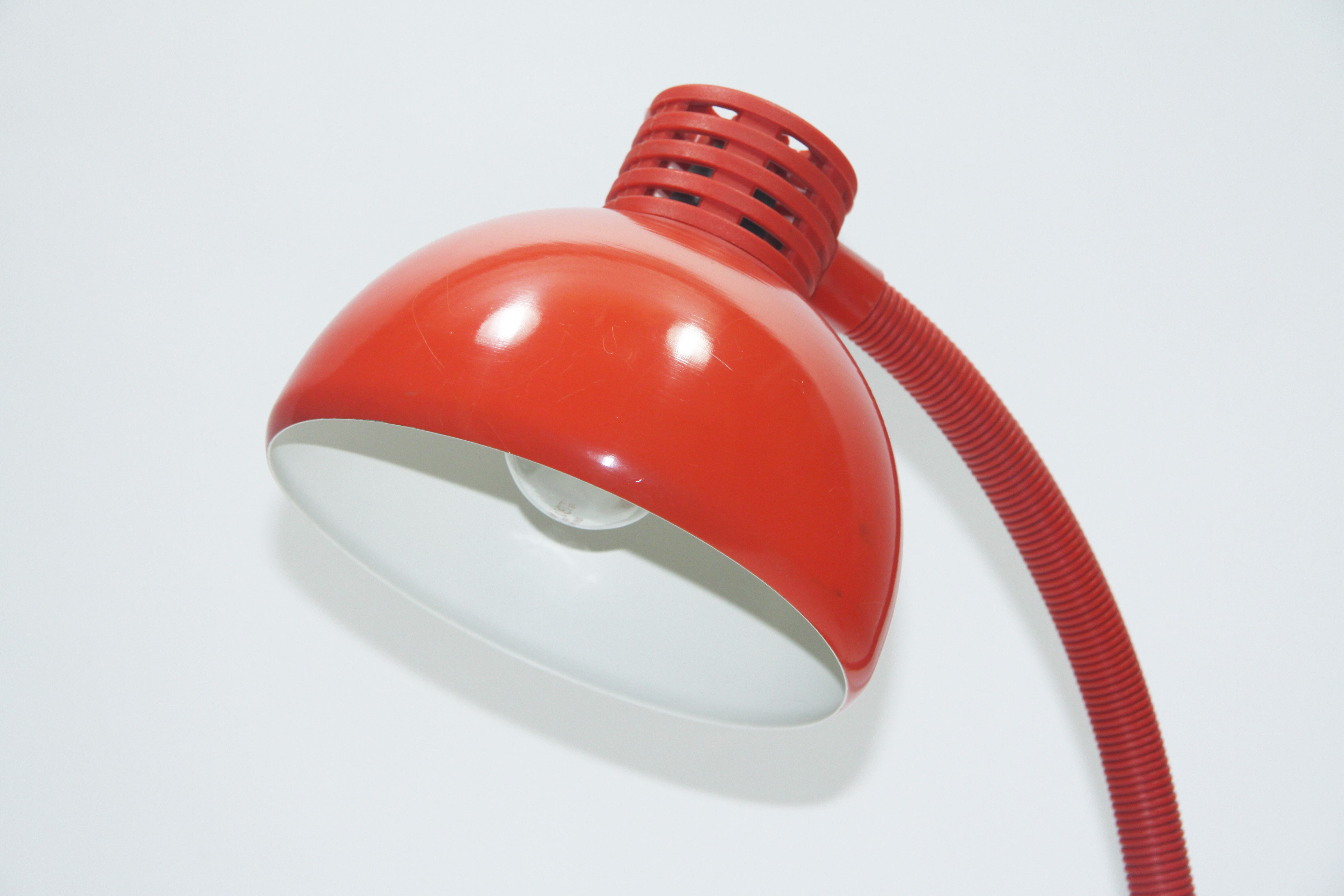 Red table lamp, USSR, 70