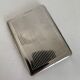 Vintage cigarette holder 1960 imitation leather box - 11 x 8 cm
