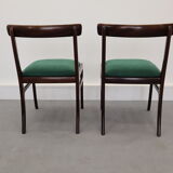 Chaises à manger danoise du milieu du siècle de Poul Jeppesens Møbelfabrik années 1960