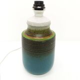 Scandinavian blue ceramic lamp Tilgmans Keramik 1960