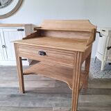 Desk / Dressing table in solid elm from the early 20th century.