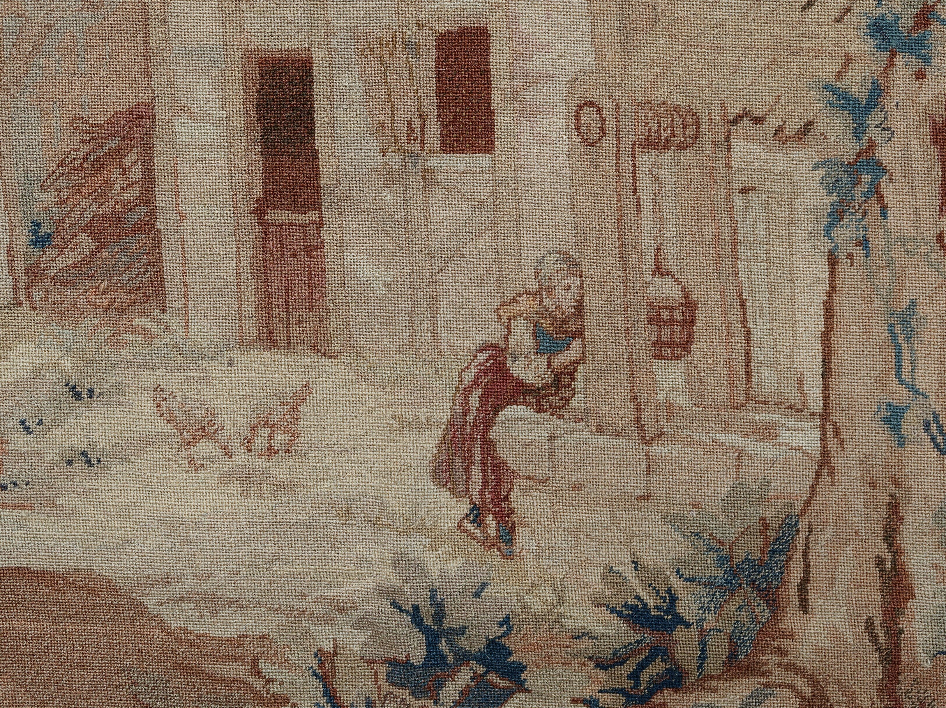 French needlepoint tapestry 1900