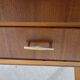 Small Scandinavian low sideboard 1960 vintage with tapered legs.