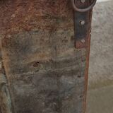 Old wooden glazed wall cabinet