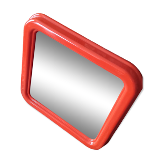 Cattaneo orange pop mirror from the 70s