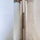 XXL big chrome and milk glass Bauhaus / functionalist wall lamp - 1930s