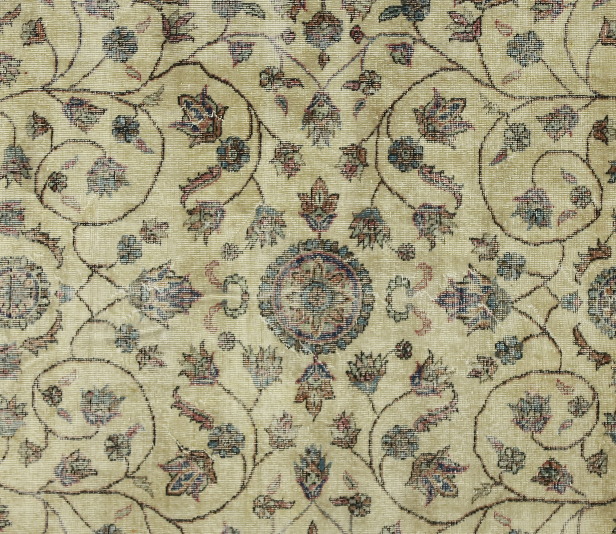 Anatolian handmade vintage rug 314 cm x 211 cm