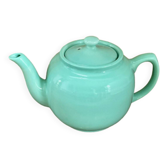 Vintage turquoise teapot