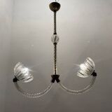 Art Deco Murano Glass Barovier Light Pendant 1940’s