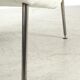 Vintage White Upholstered Armchair
