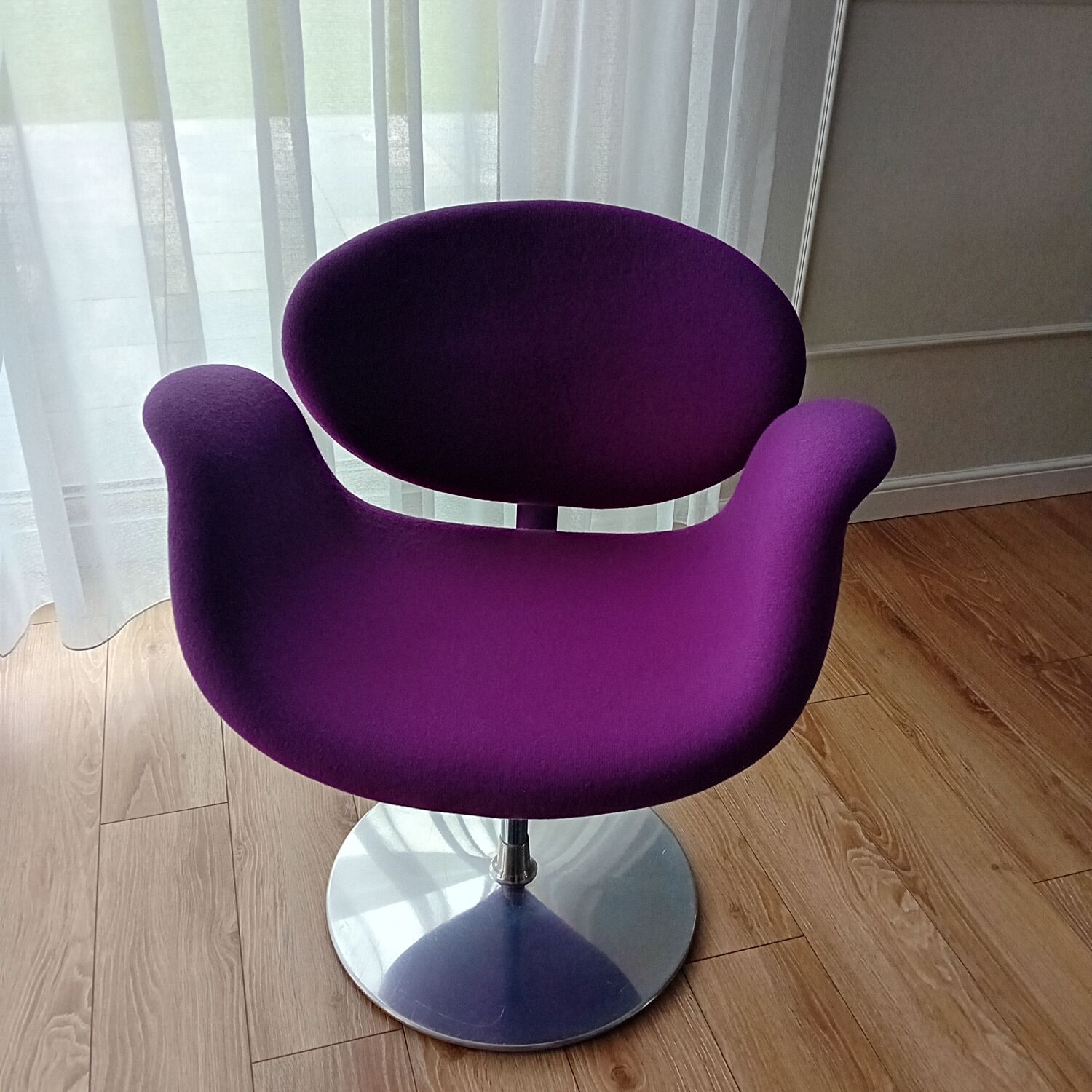 Chaise Tulipe Pourpre de Pierre Paulin pour Artifort