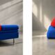 Vintage Mid-Century Danish Memphis Design Sofa Diva Daybed by G. Olsen