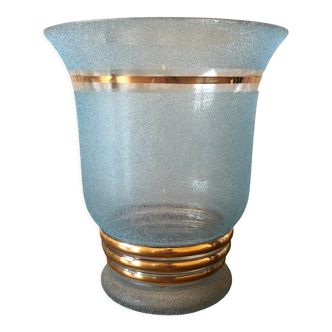Blue granite vase