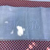 Flax sheet marked MR