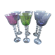 lot de 6 verres cristal saint louis modele bubbles