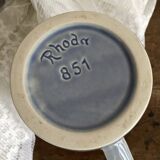 Rhodea Blue Thistle Slip Pitcher