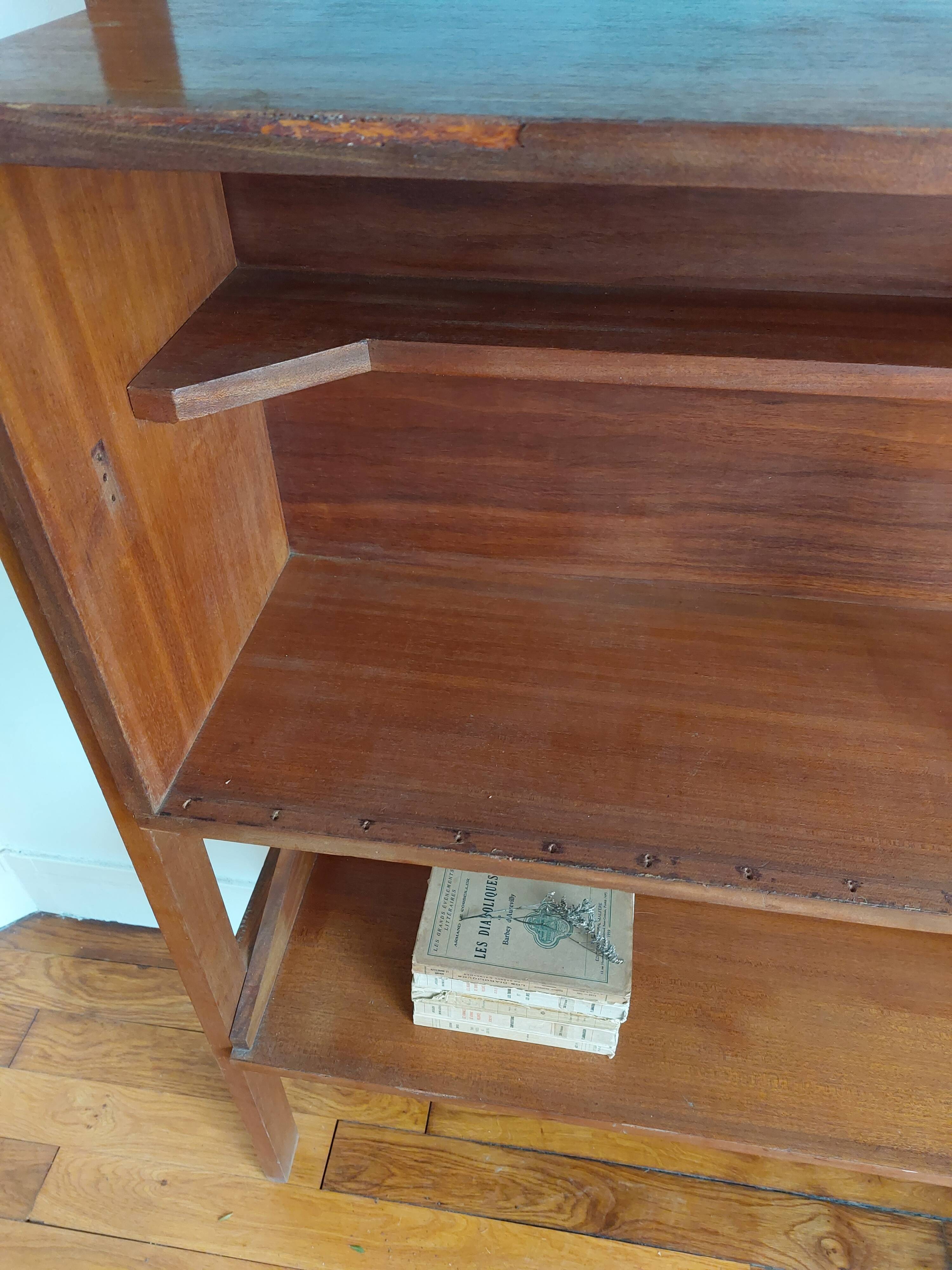 Vintage teak library