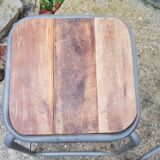 Bar stool - wood and metal workshop