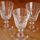Set of 9 crystal wine glasses from Saint-Louis - Caton model
