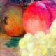 Descamps-Sabouret, still life with fruits, oil on canvas signed