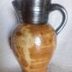 Pichet at Lys - model from Bouffioulx - Glazed stoneware brown/black 20cm
