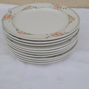 10 Villeroy & Boch vitro porcelain plates Miami model diam 23 cm