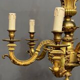 Mazarin chandelier. Solid bronze.