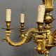 Mazarin chandelier. Solid bronze.