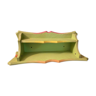 Painted wooden kitchen shelf