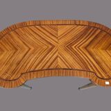Louis XVI style kidney table – decorative veneered top
