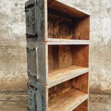 Industrial cabinet bookcase