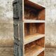 Industrial cabinet bookcase
