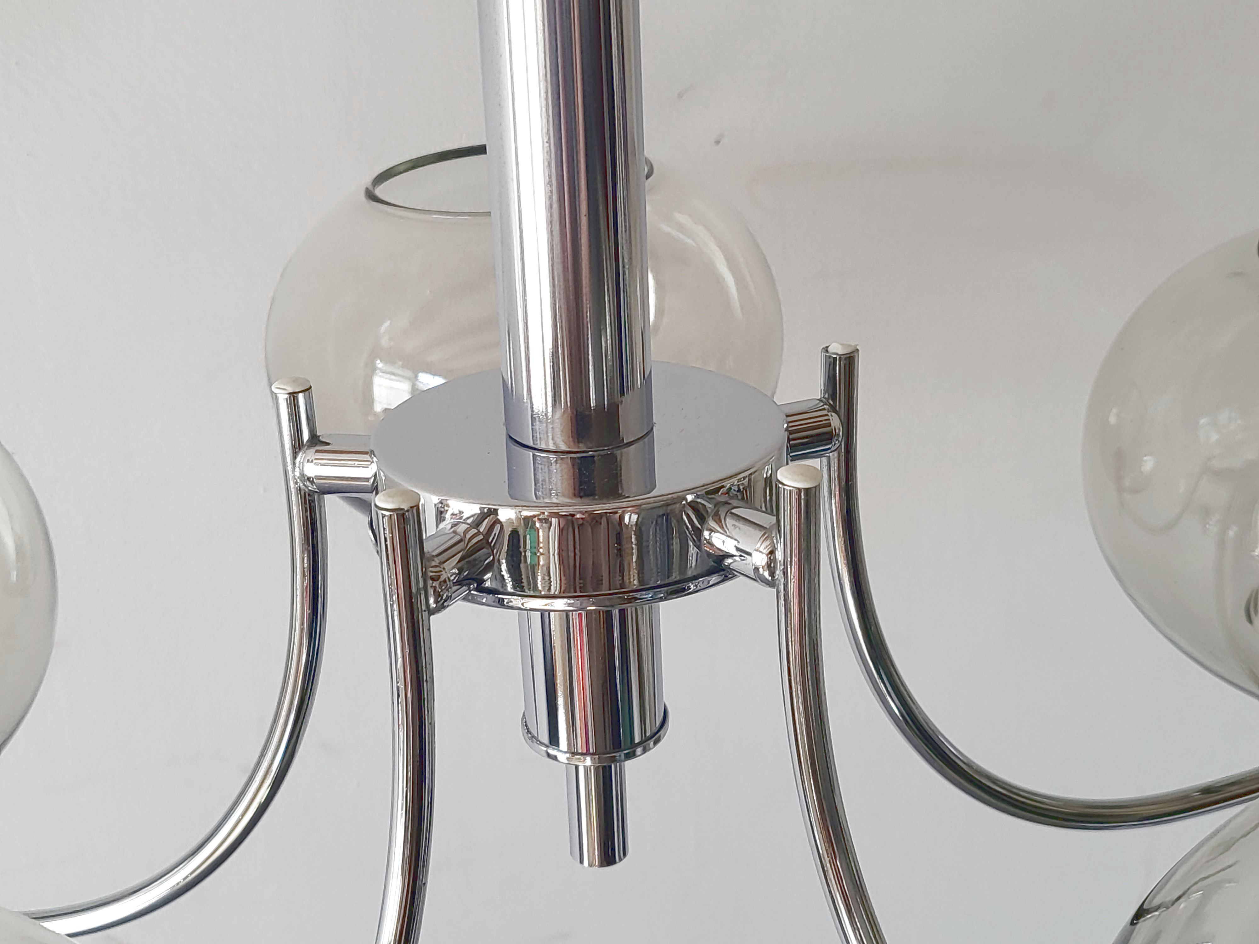 Vintage space age chandelier 1970