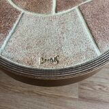 Tripod coffee table signed Barrois