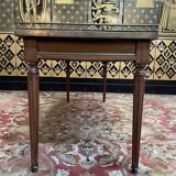 Louis XVI style coffee table in Carrara marble